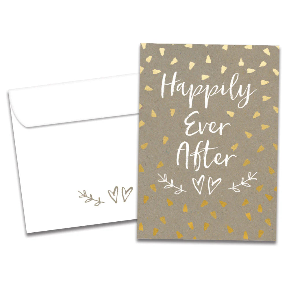 Happily After Today Wedding Greeting Card