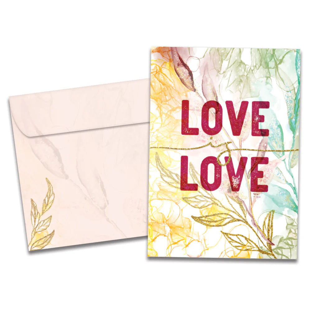 Love Is Love Wedding Greeting Card