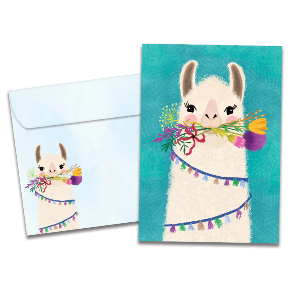 Amazing Llama Thank You Greeting Card