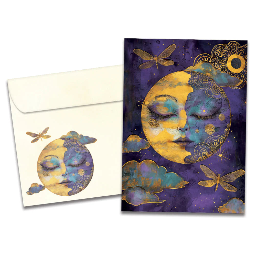 Serene Moon All Occasion Greeting Card