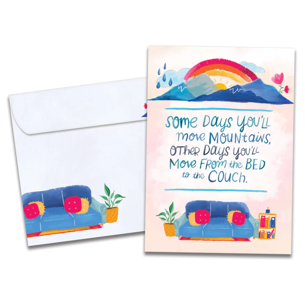 Couch Mountains Support & Encouragement Greeting Card