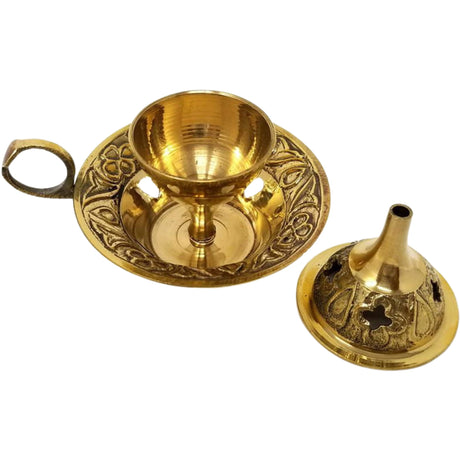 3" Brass Cone Incense Burner