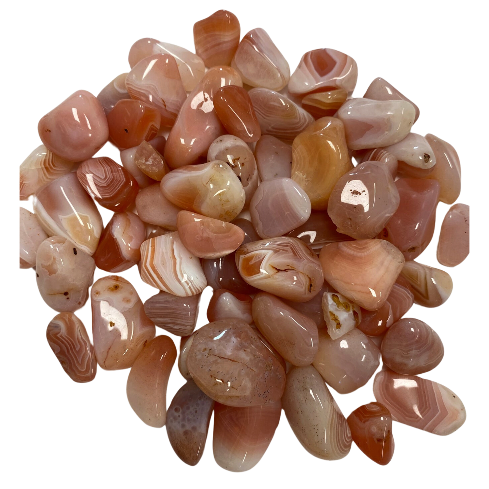 Apricot Agate Tumbled - #original_alt_text#