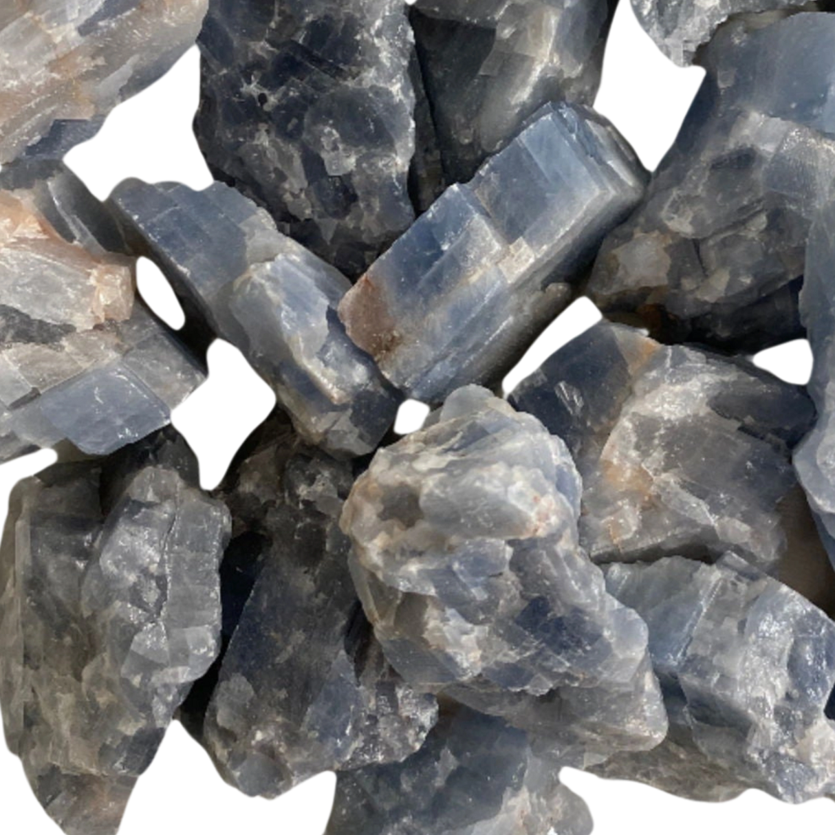 Blue Calcite Raw