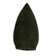 Black cone-shaped incense cone.