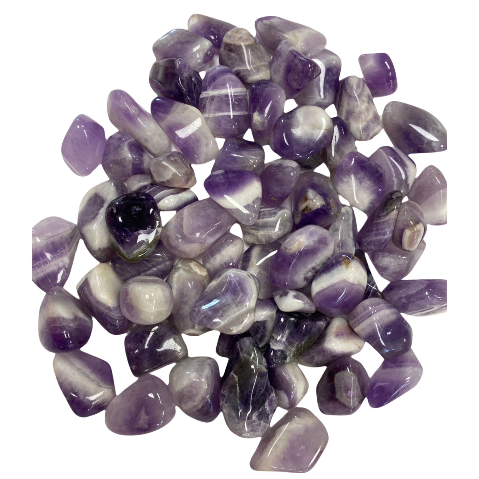 Chevron Amethyst Tumbled - #original_alt_text#