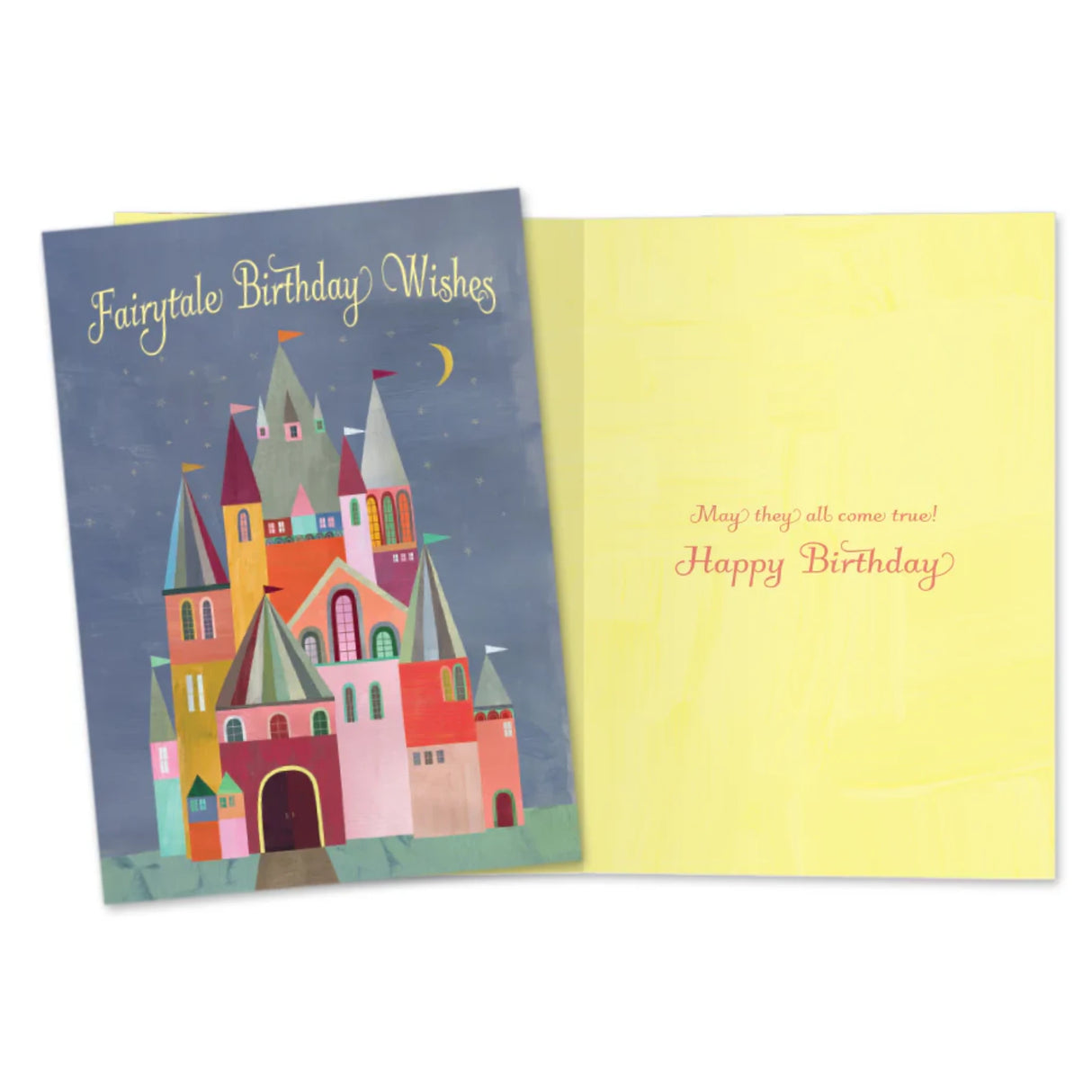 fairy tail wishes inside card says may they all come true 