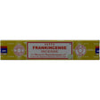 Satya Nag Champa Frankincense Incense Sticks in a yellow box.