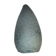 Gray cone-shaped incense cone.