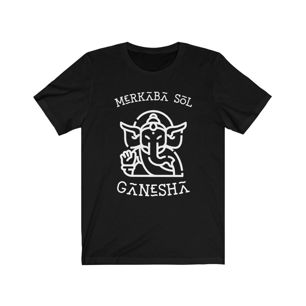 MerkabaSol - Ganesha Design Tee - Black