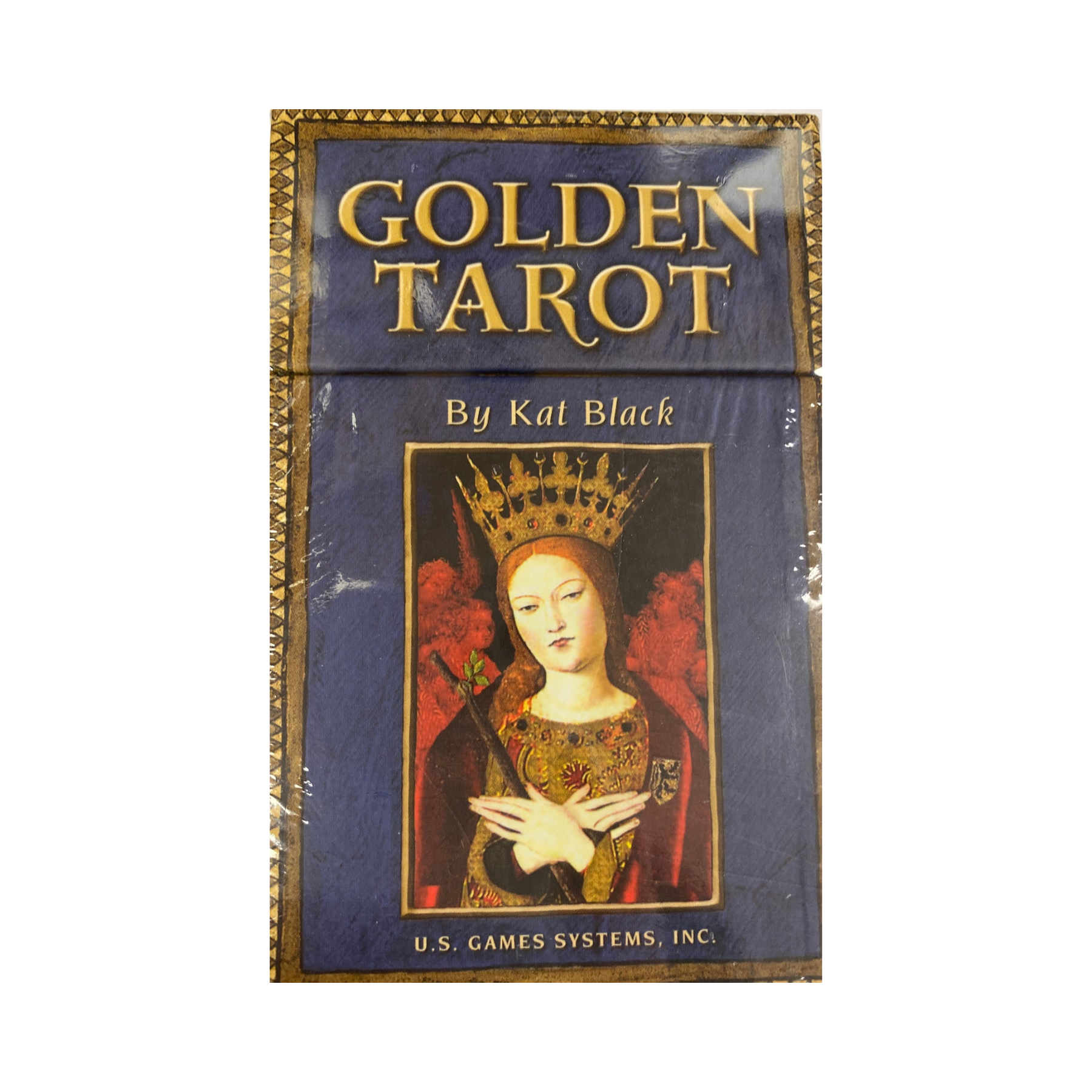 Golden Tarot deck front cover