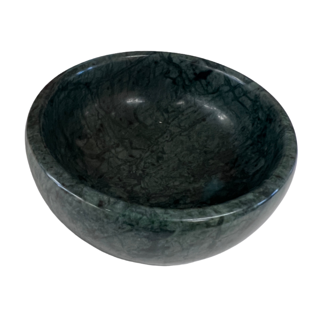 Green stone bowl