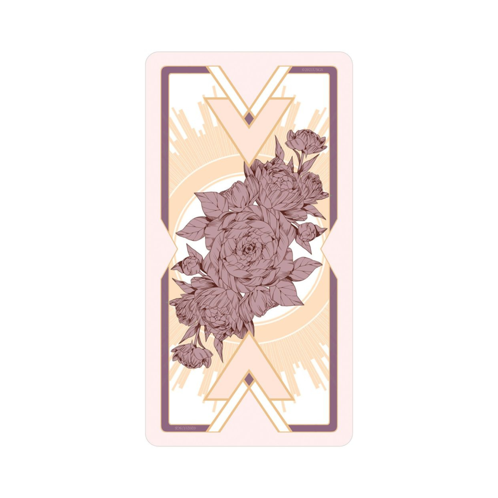 Heavenly Bloom Tarot - Heavenly Bloom Tarot Card back graphics