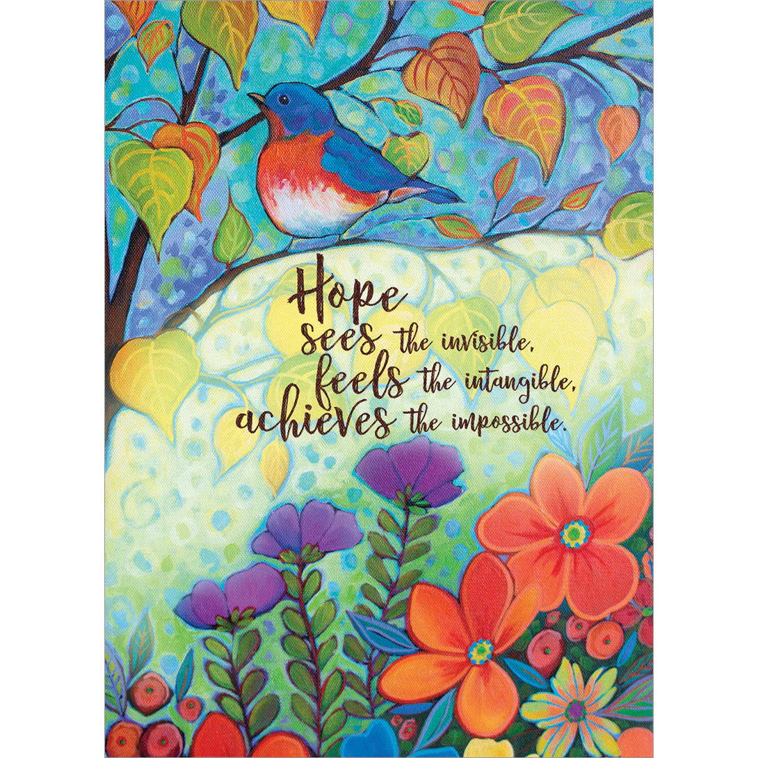 Hopeful Bird Greeting Card - 