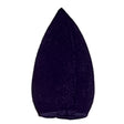 Purple cone-shaped incense cone.