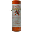 Orange candle with "ZODIAC" and "LIBRA" labels.