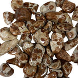 Limestone Garnet Tumbled