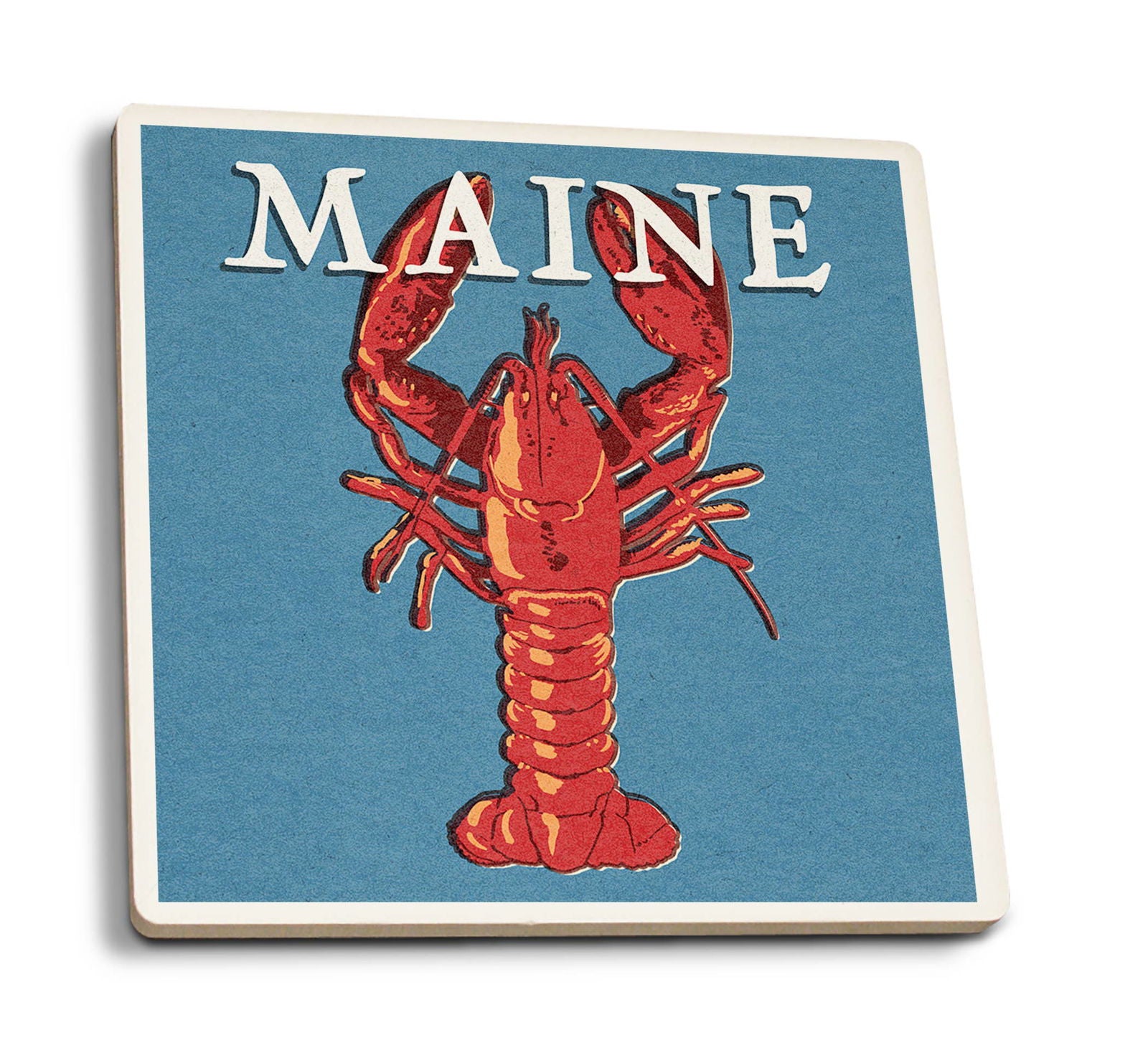 Maine Lobster Ceramic Coasters - 