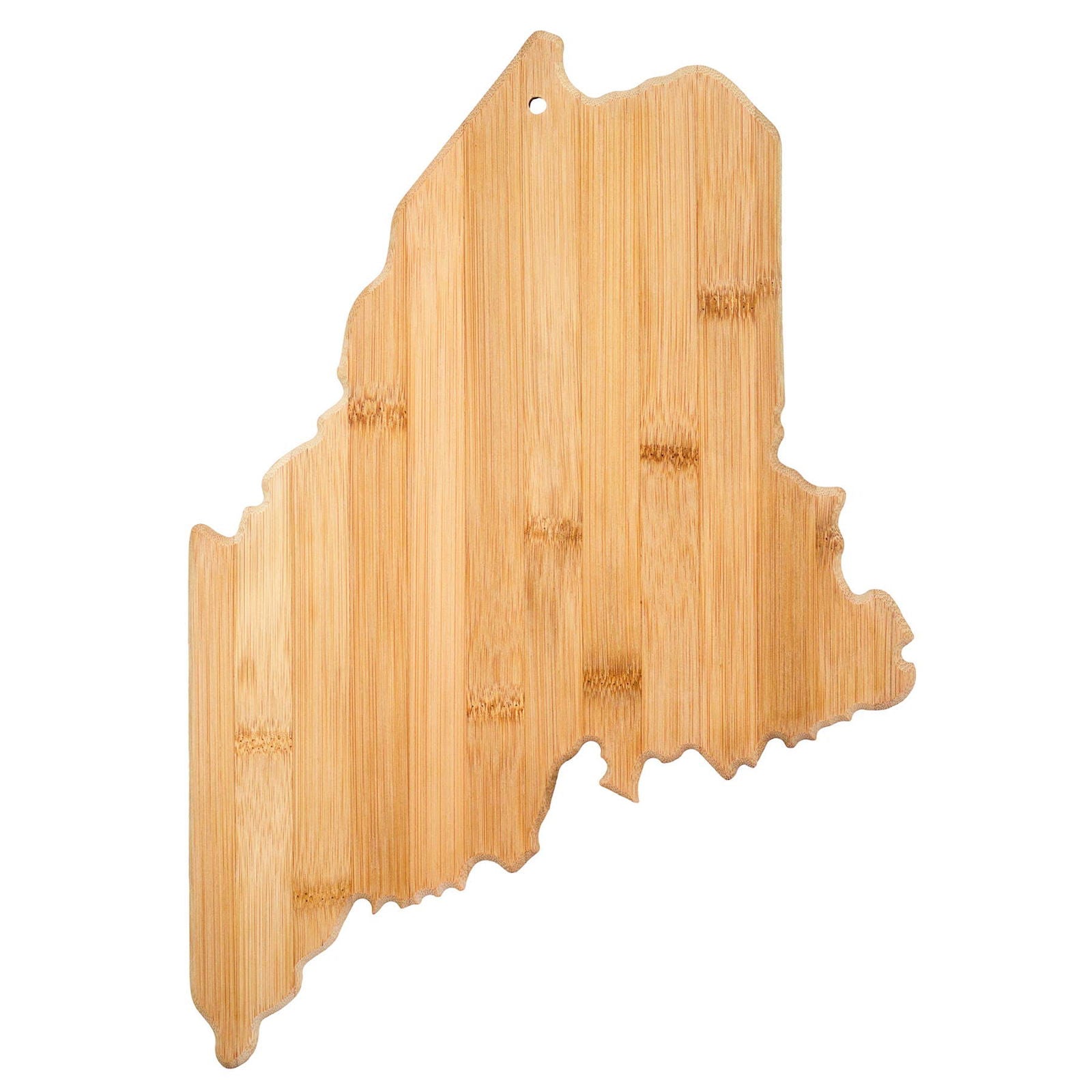 Maine State Shaped Bamboo Serving & Cutting Board - 