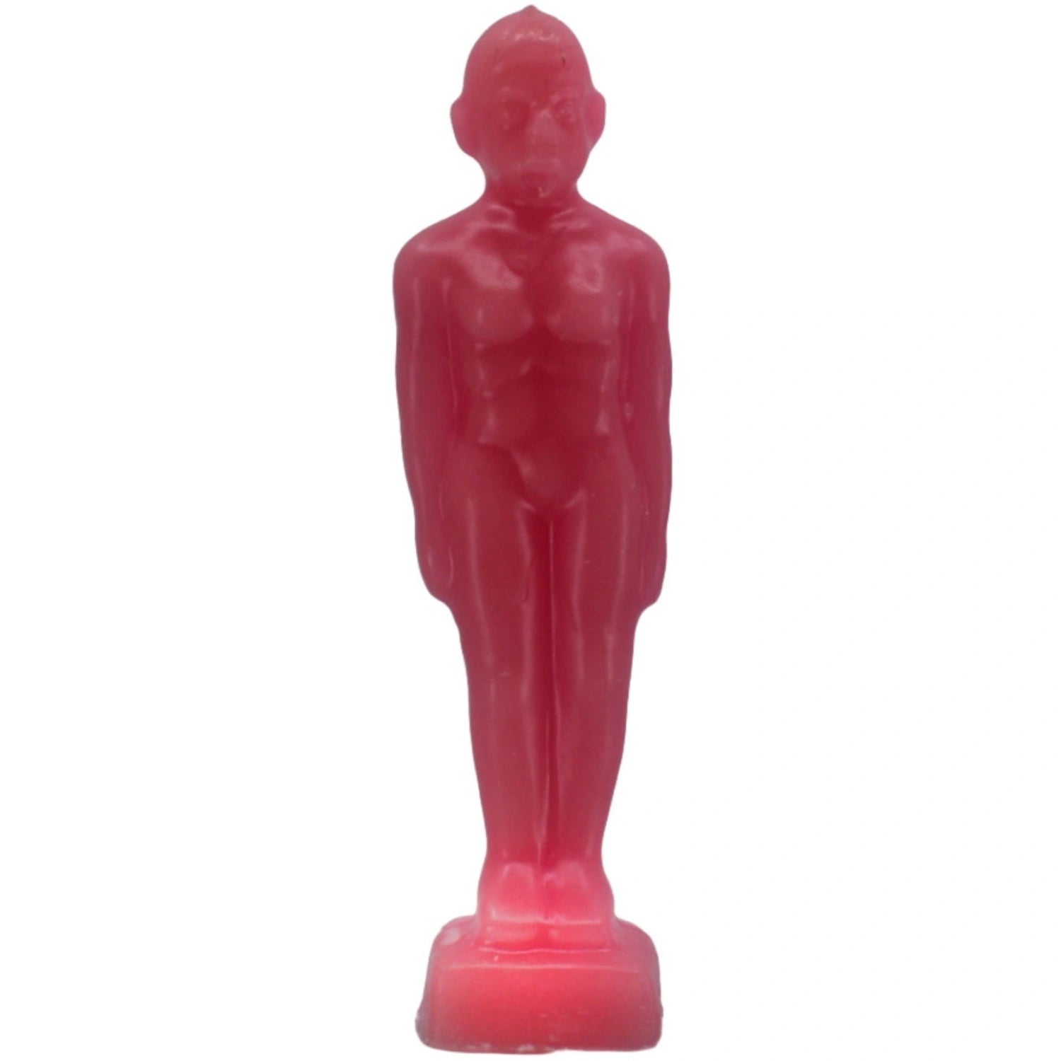 Red Candle with male shape figure.