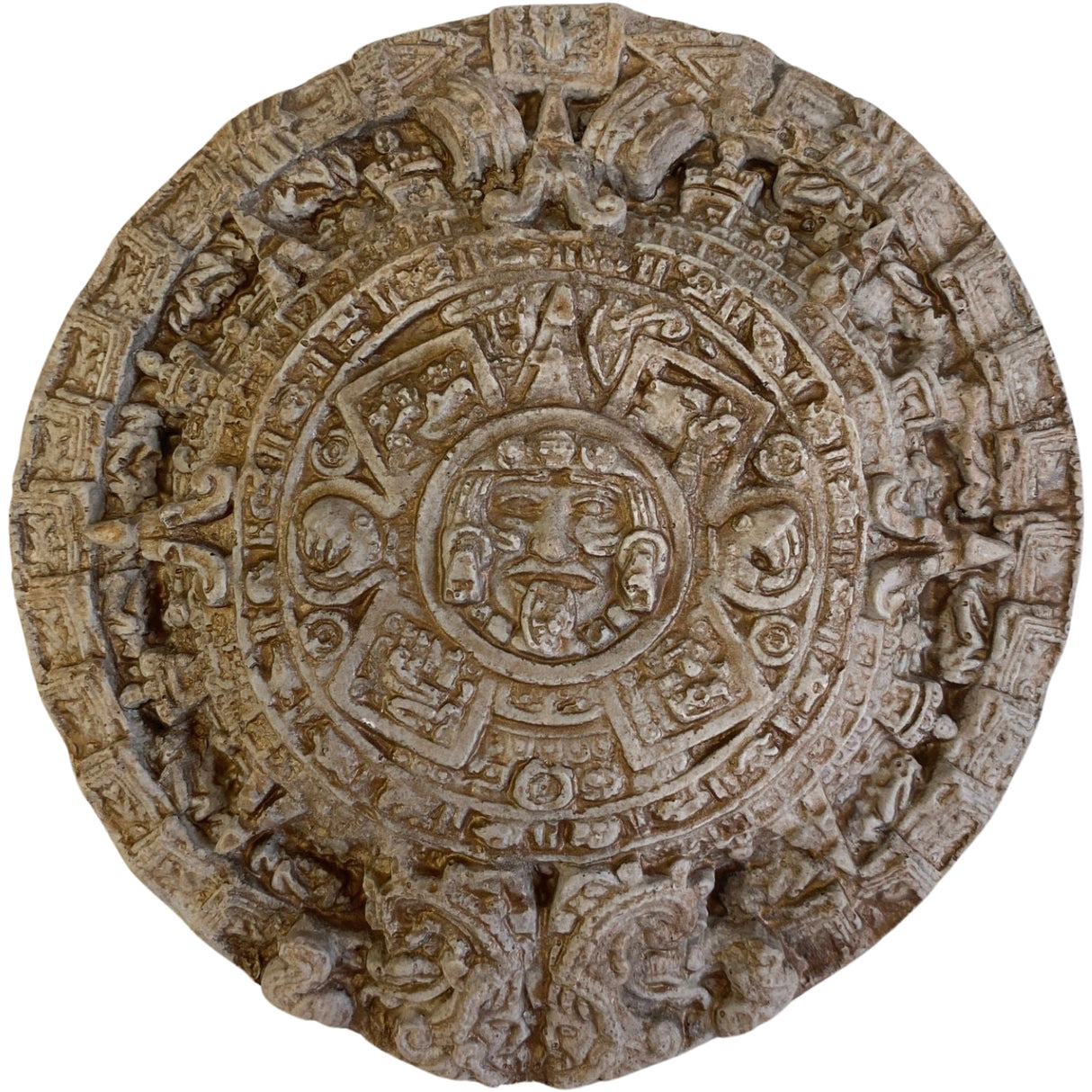 Mayan Calendar - Circular stone carving depicting the Mayan calendar