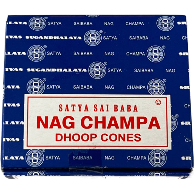 Satya Sai Baba Nag Champa Incense Cones.