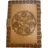 OM Chakra Leather Journal