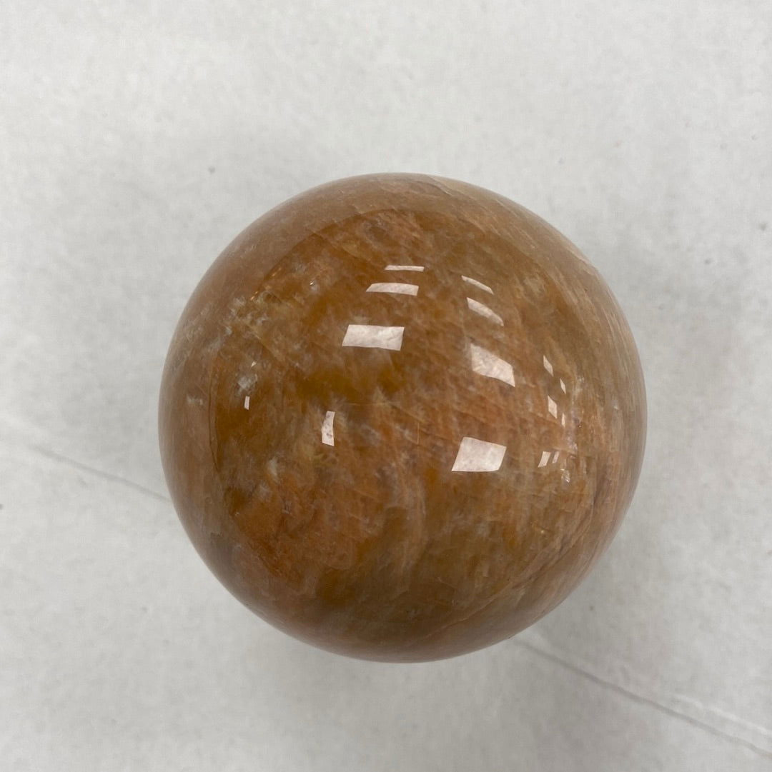 Peach Moonstone Sphere - 