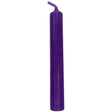 Purple pillar candle.