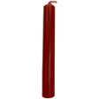 Red pillar candle.