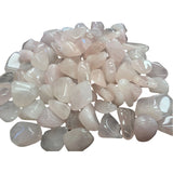 Rose Quartz Tumbled - light pink tumbled polish stones rose quartz 