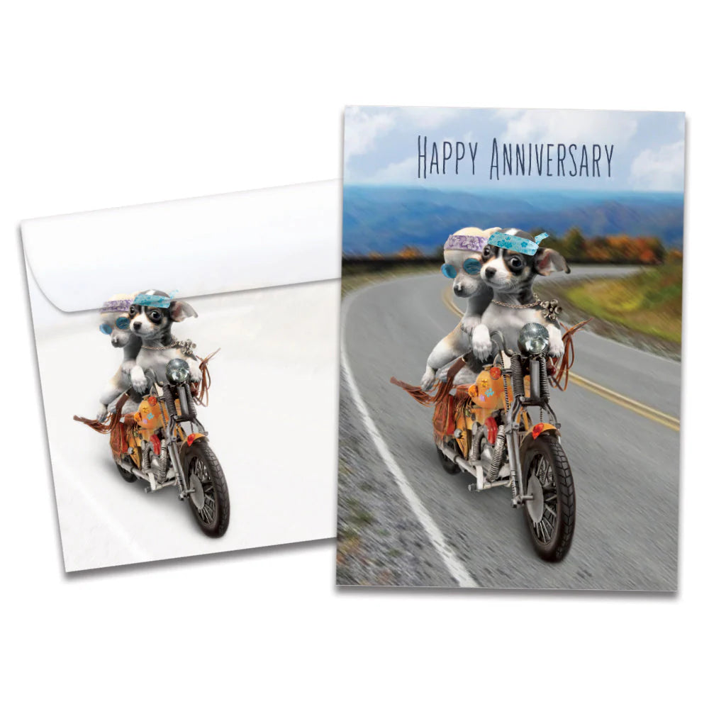 Life is a Highway Anniversary Greeting Card