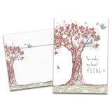 Heart Sing Anniversary Greeting Card