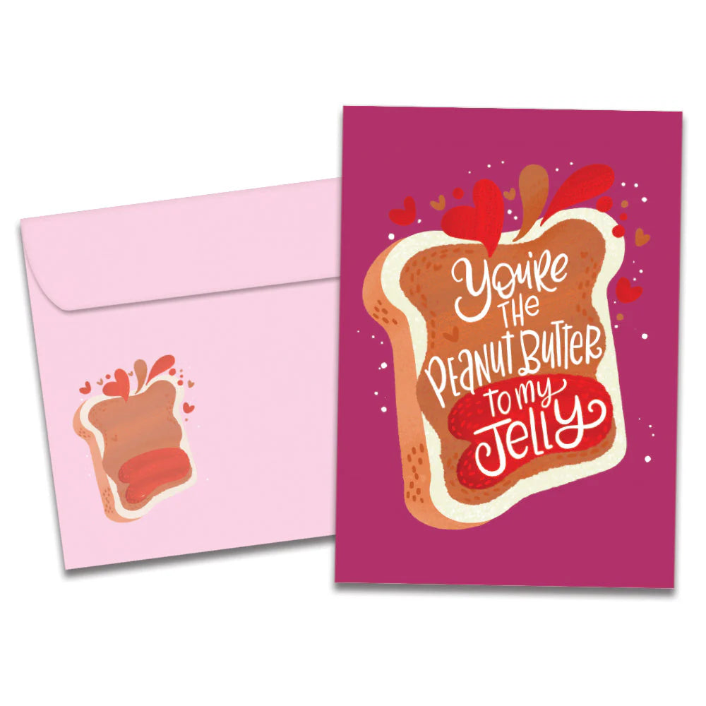 Peanut Butter and Jelly Anniversary Greeting Card