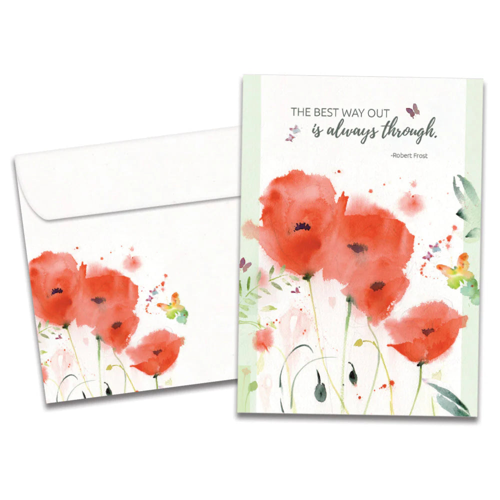 Best Way Out Support Greeting Card