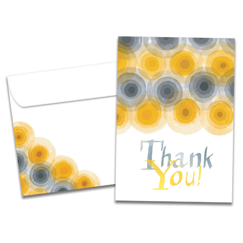 Watercolor Thanks Thank You Greeting Card