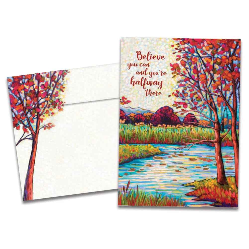 Halfway There Just Because Greeting Card