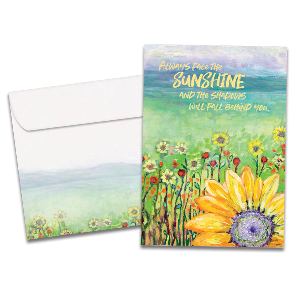 Delight Sunflower Just Because Greeting Card