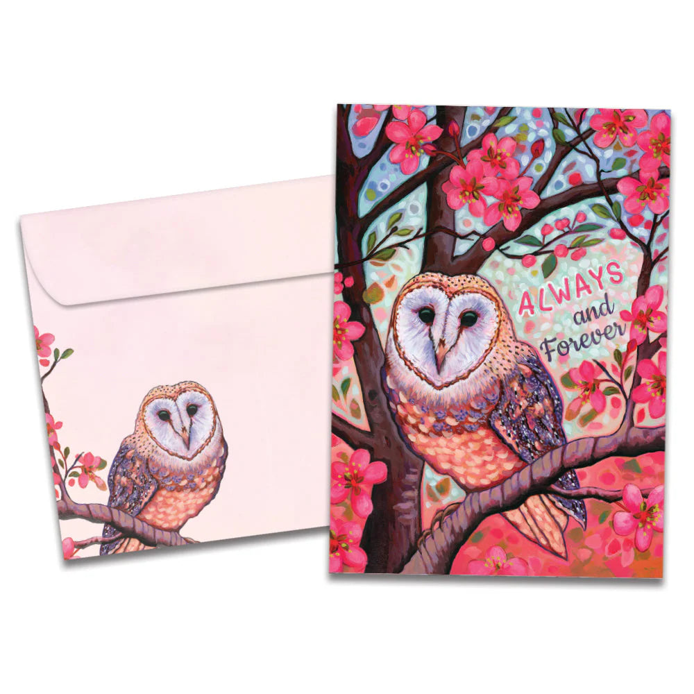 Always Owl Anniversary Greeting Card