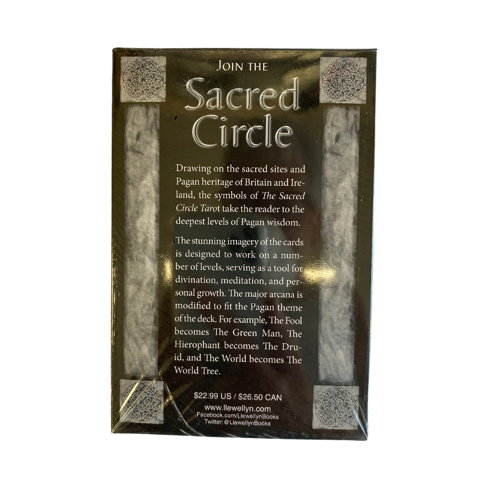 Sacred Circle Tarot - Sacred Circle Tarot deck back cover