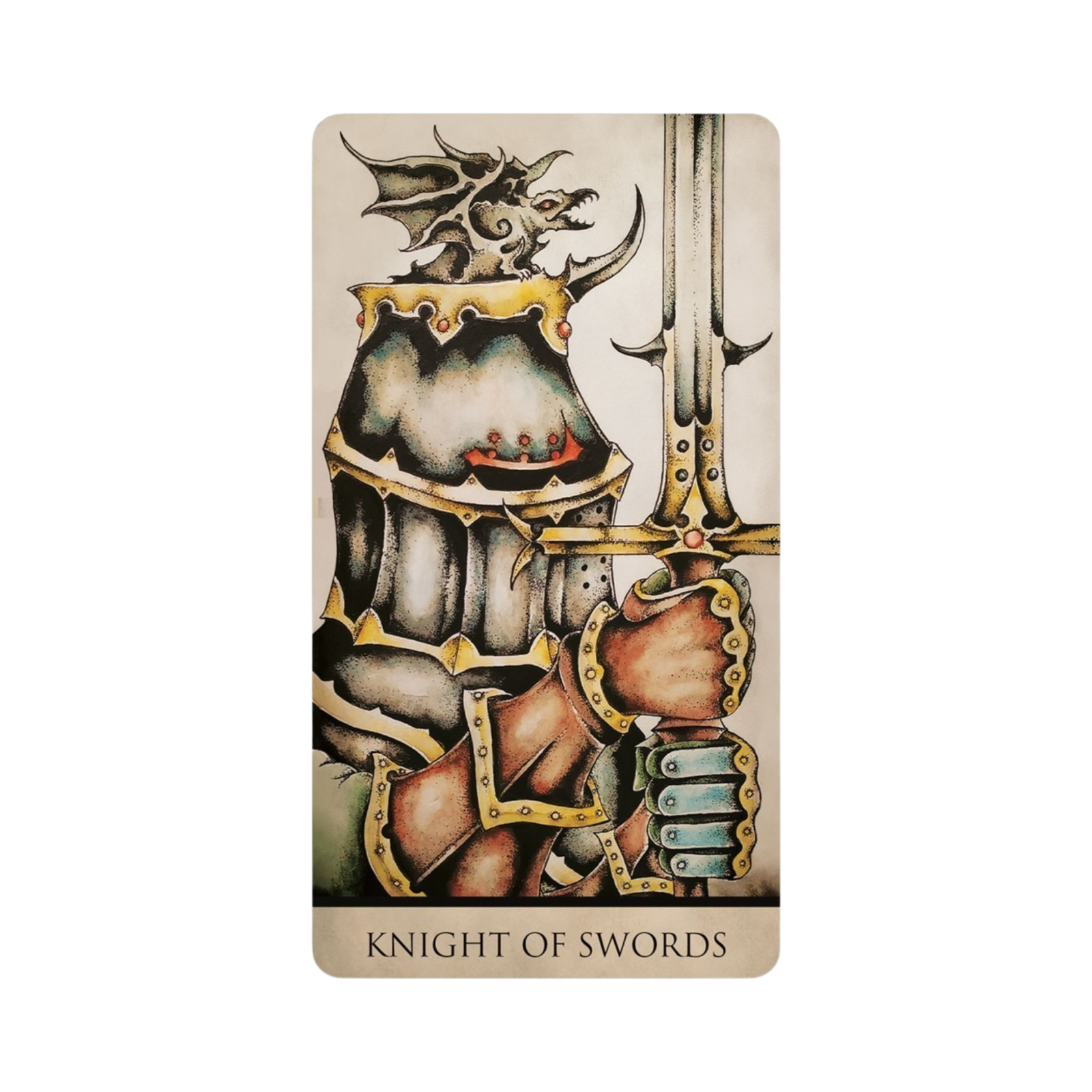 Tarot Nuages - Tarot Nuages Knight of Swords