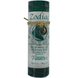 Green candle with "ZODIAC" and "TAURUS" labels.