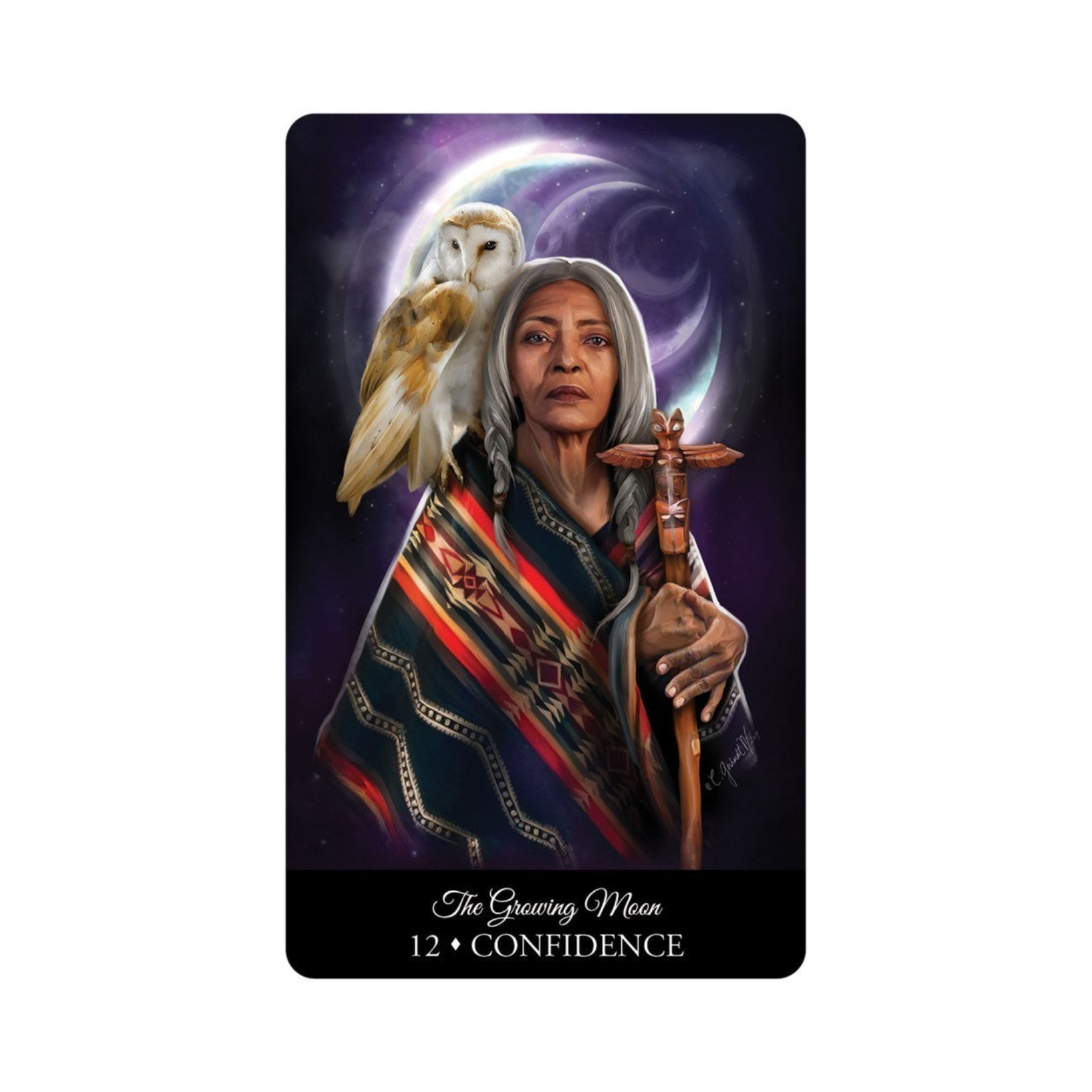The Witching Hour Oracle card 12 Confidence