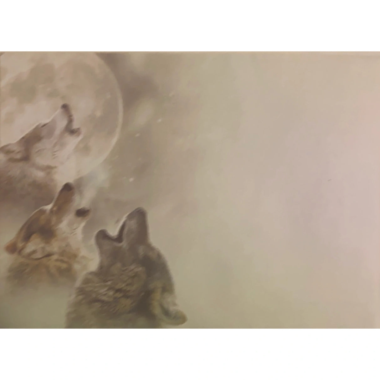 Three Wolf Moon All Occasion Greeting Card