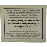 White Sage Kamini Incense Cones