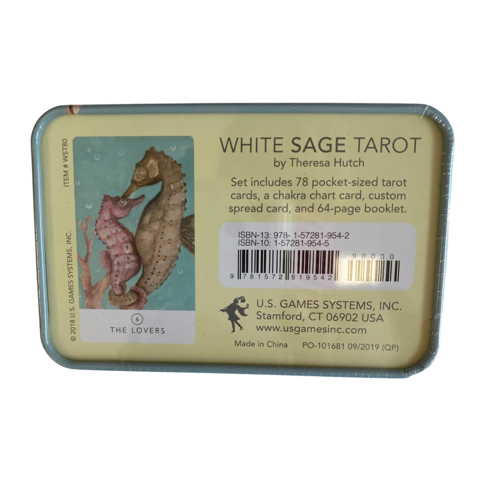 White Sage Tarot - White Sage Tarot back cover