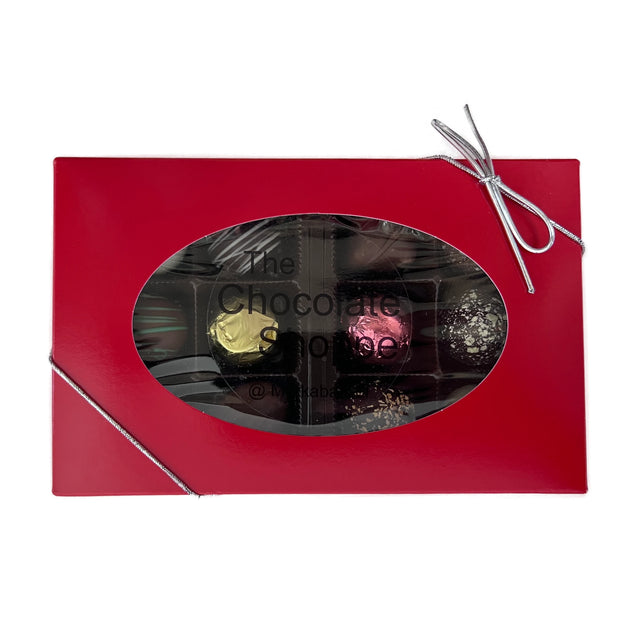 box chocolates milk sm red box with transparent window 