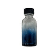 glass bottle blue small glass bottle with gradient blue color and plastic cap 